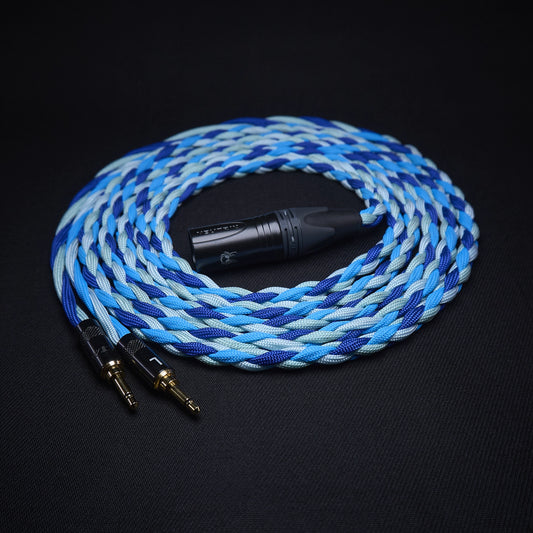 Paruoštas siuntimui kabelis, skirtas „Focal“, „Denon“, „Sony“, „Hifiman“