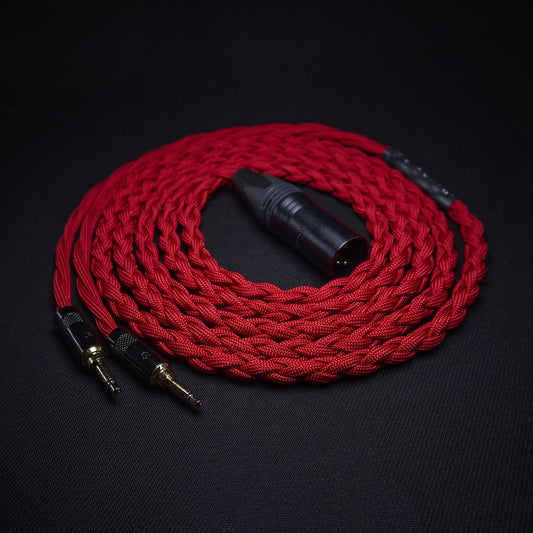 Paruoštas siuntimui kabelis, skirtas „Focal“, „Denon“, „Sony“, „Hifiman“