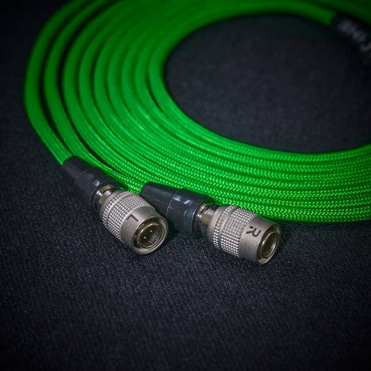 Hirose 4-pin connectors of the Dan Clark Audio custom cable - Medusa Series