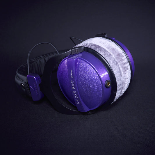 Beyerdynamic DT 770 Pro 80 Ohm – Painted Metallic Purple, Detachable Cable Mod