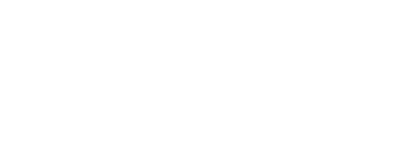 Arachne Audio Logo White Horizontal