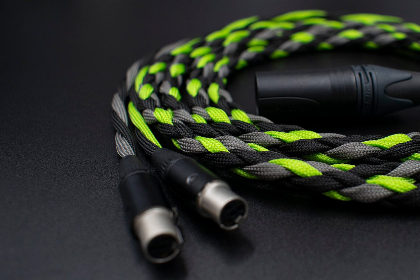 Custom braided Audeze cable - Arachne Audio