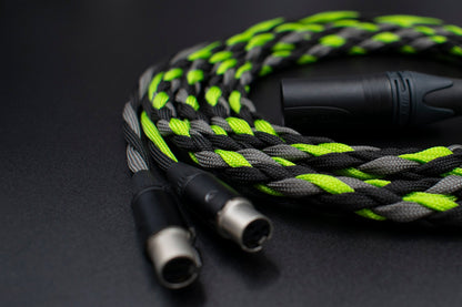 Custom braided Audeze cable - Arachne Audio